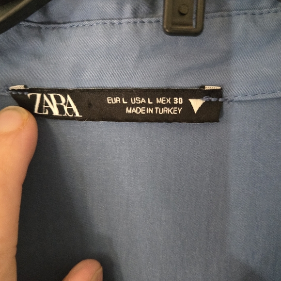 Zara Blue Midi Dress - Picture 2 of 6